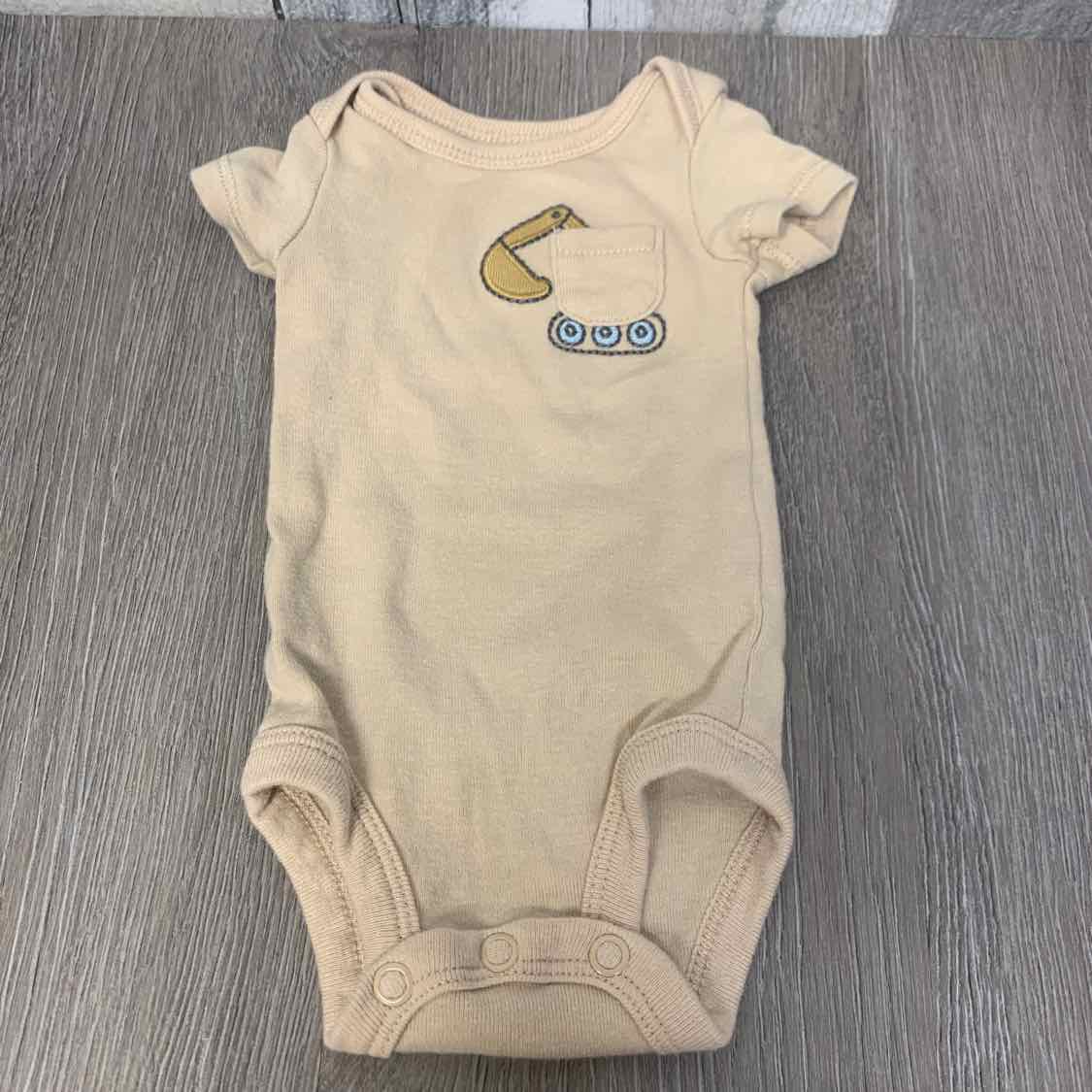 Size Preemie Tan Carter's Bodysuit