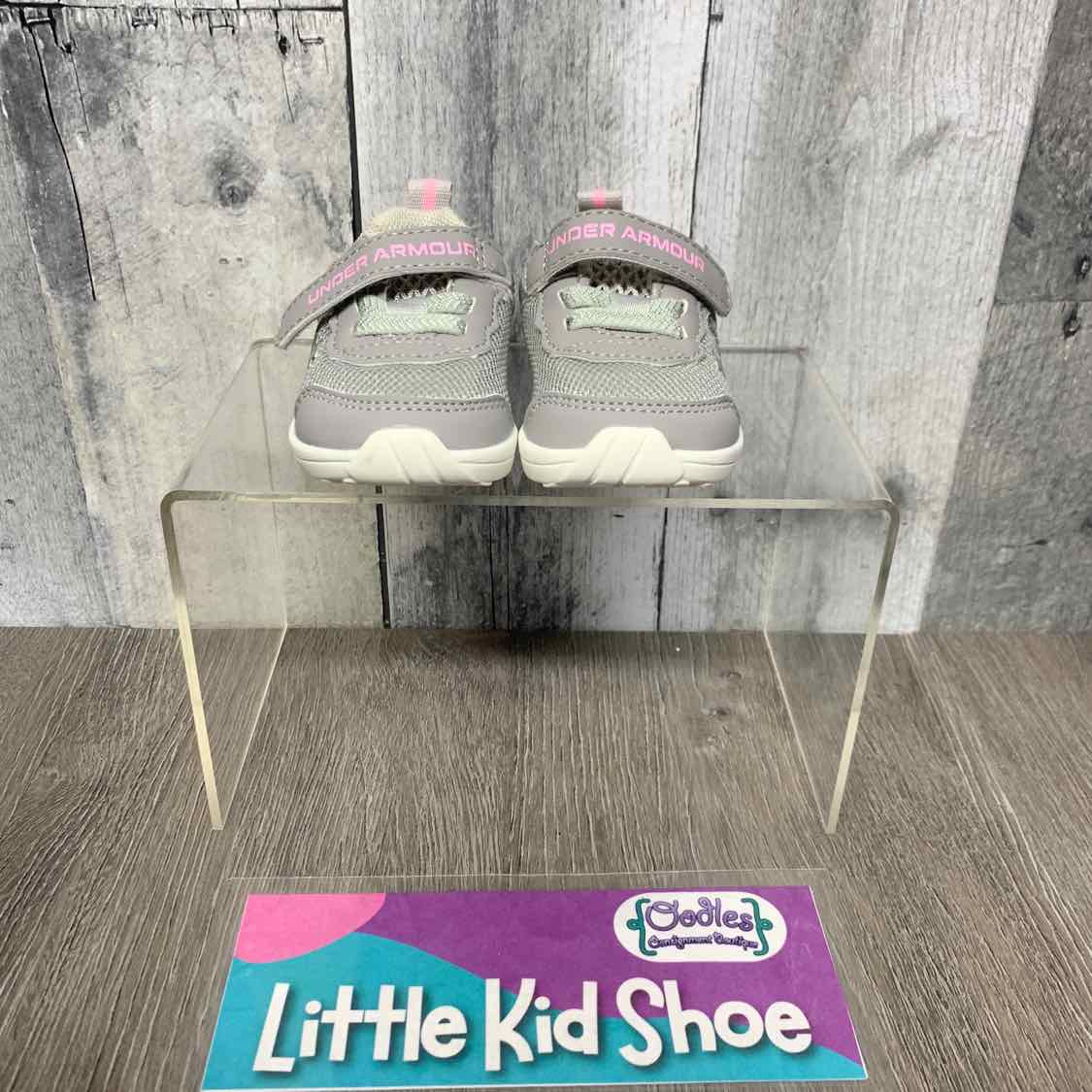 Size 2 Gray/Pink Sport Brand Sneakers