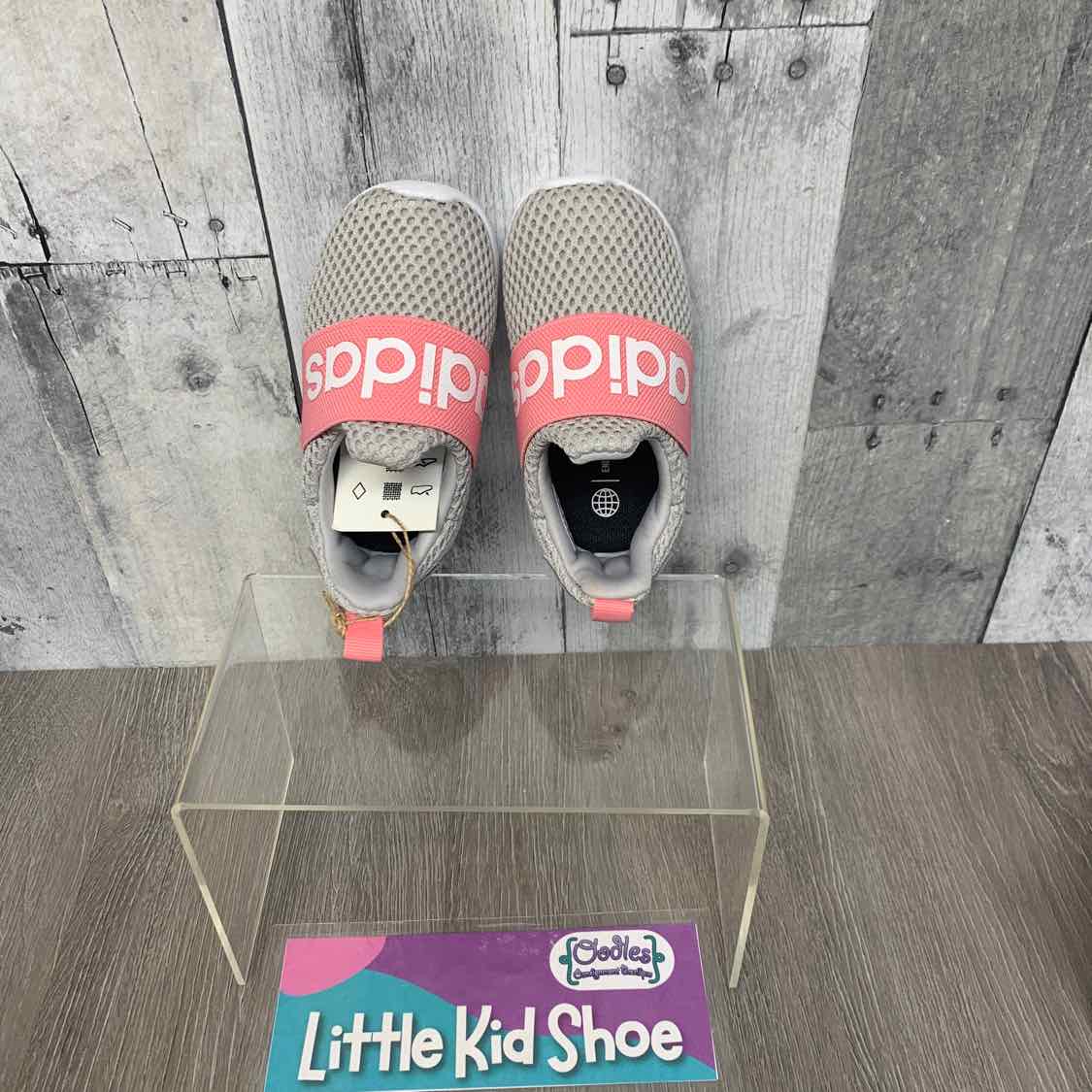 Size 5 Gray/Pink Sport Brand Sneakers