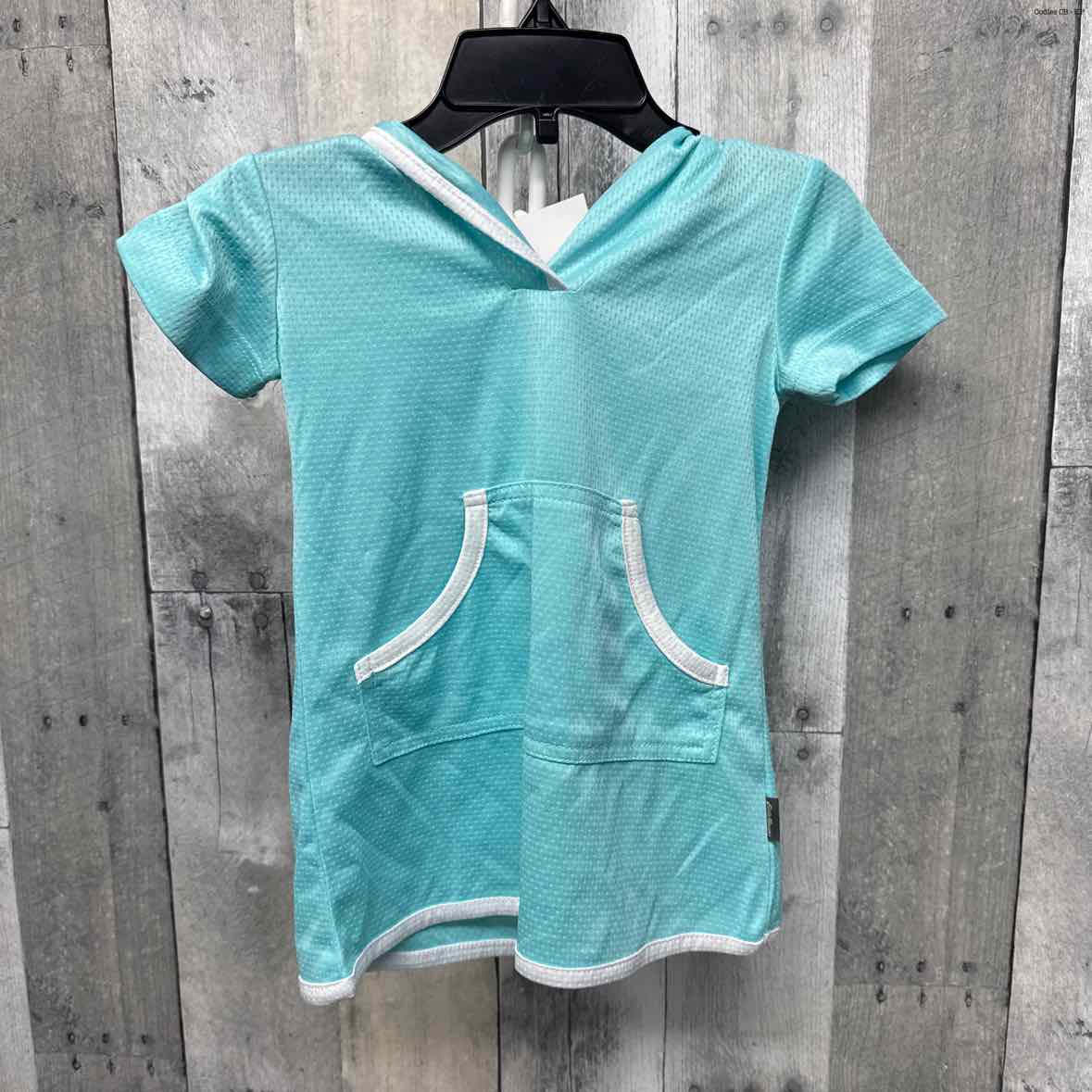 Size 2T Blue/White Eddie Bauer Swim Cover Up - OodlesCB