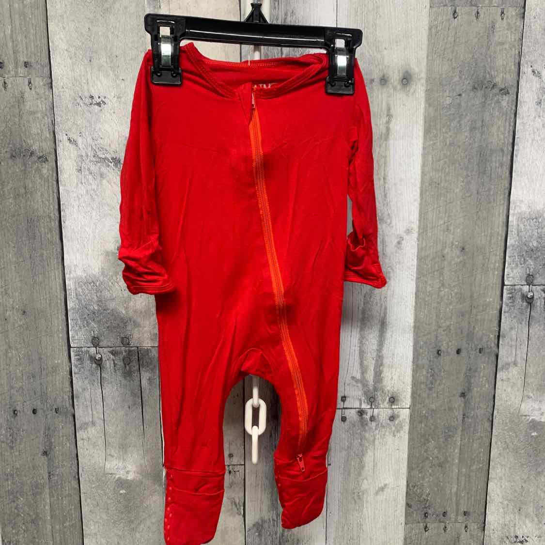 Size 0-3 Months Red Boutique Brand Footy PJs