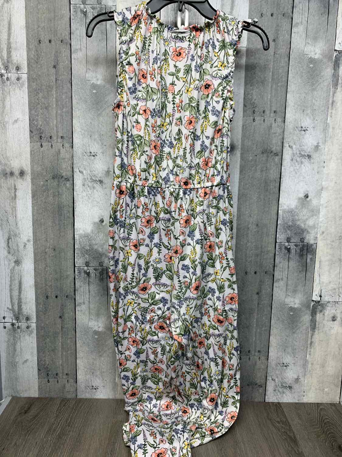 Size 12 White/Green Picapino Romper