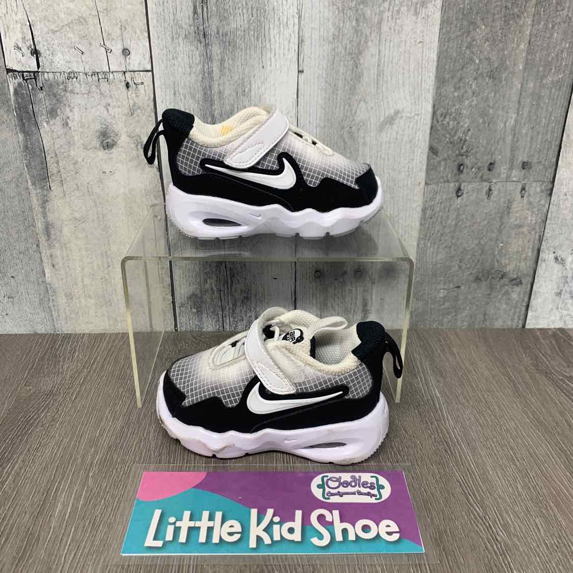 Size 5 Black/White Sport Brand Sneakers