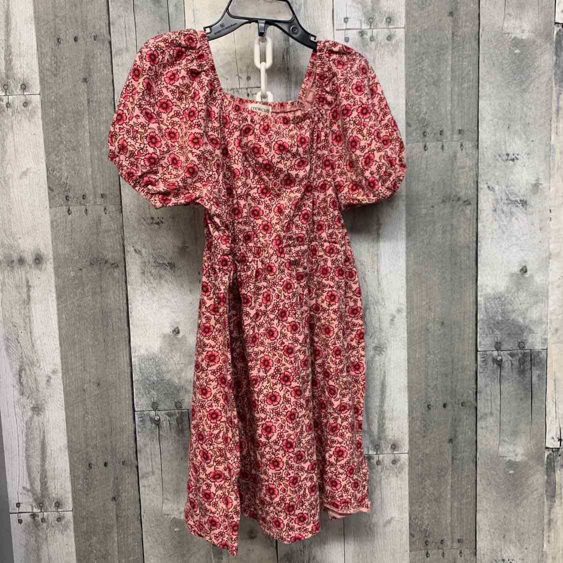 Size 8 Pink Floral Print Crew Cuts Dress