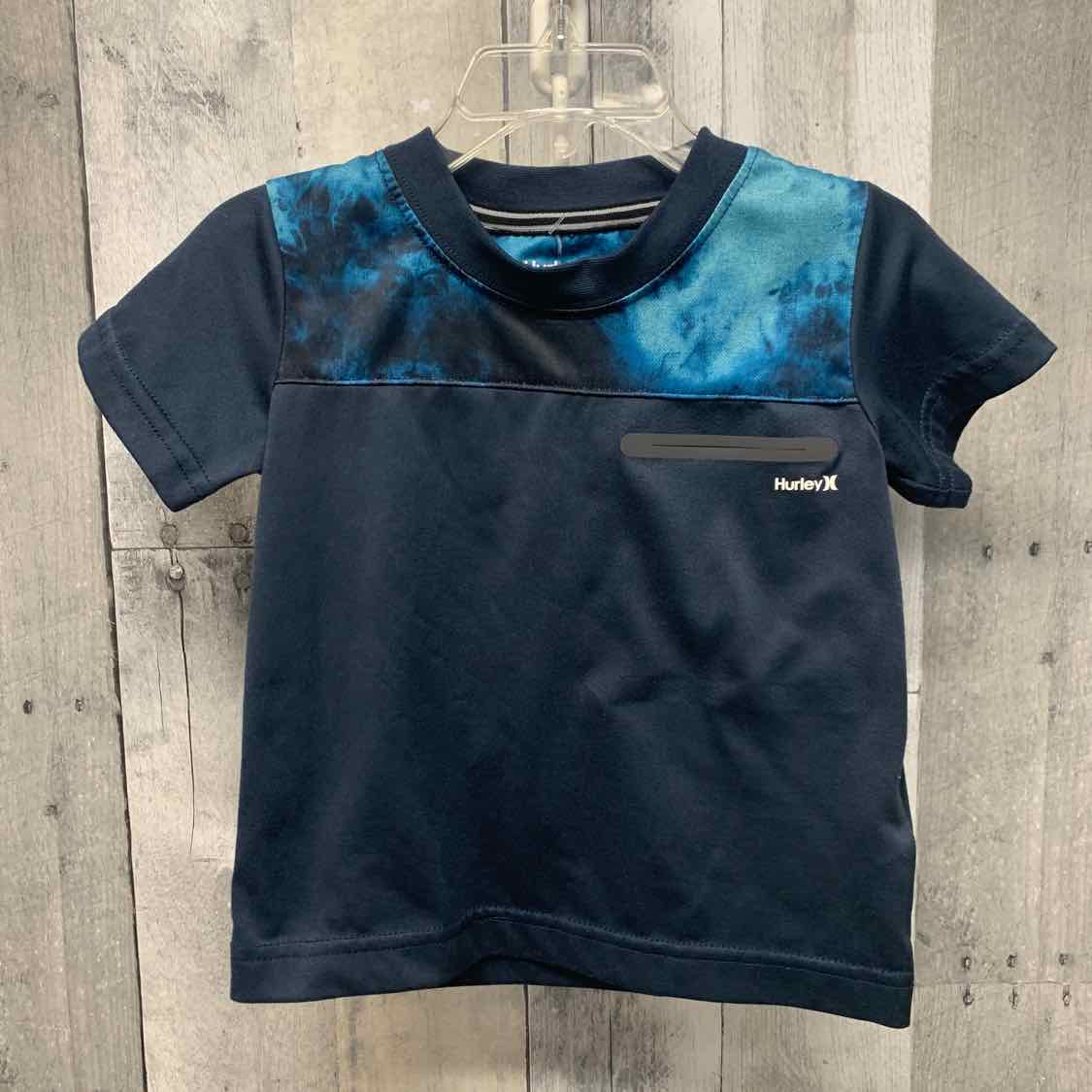 Size 2T Navy/Blue Hurley T Shirt - OodlesCB