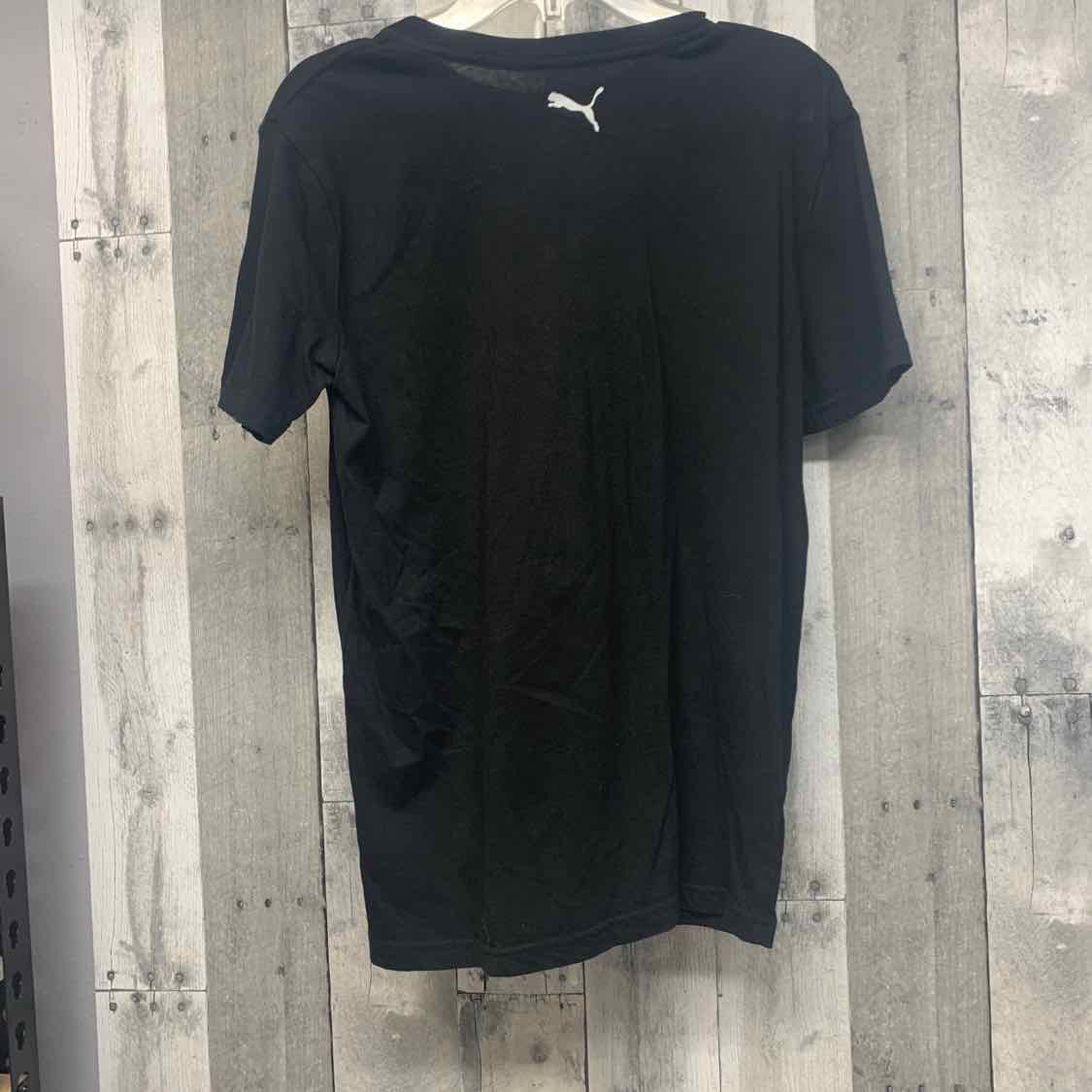 Size 14/16 Black/White Puma T Shirt