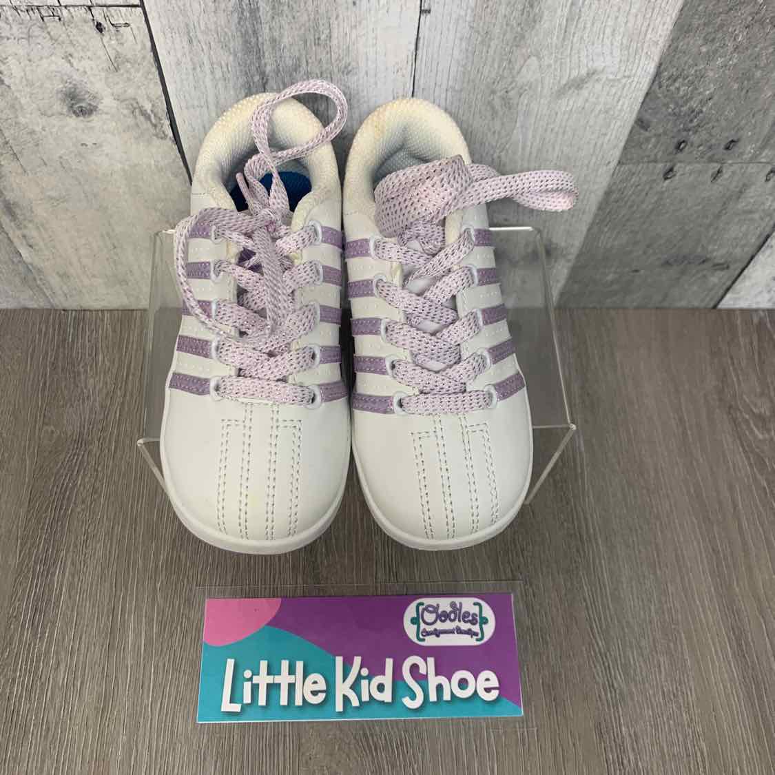 Size 9 White/Purple K swiss Sneakers