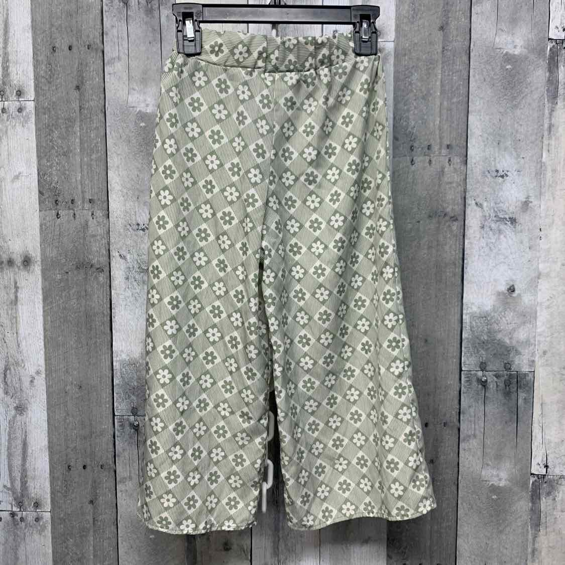 Size 7 Green Print Lily Bleu Pants