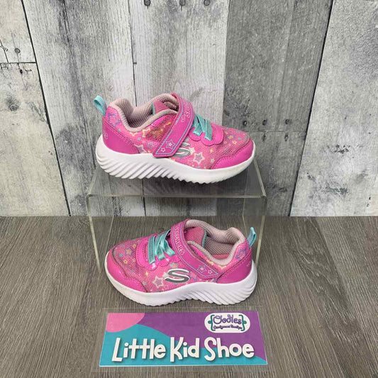 Size 7 Pink Skechers Sneakers