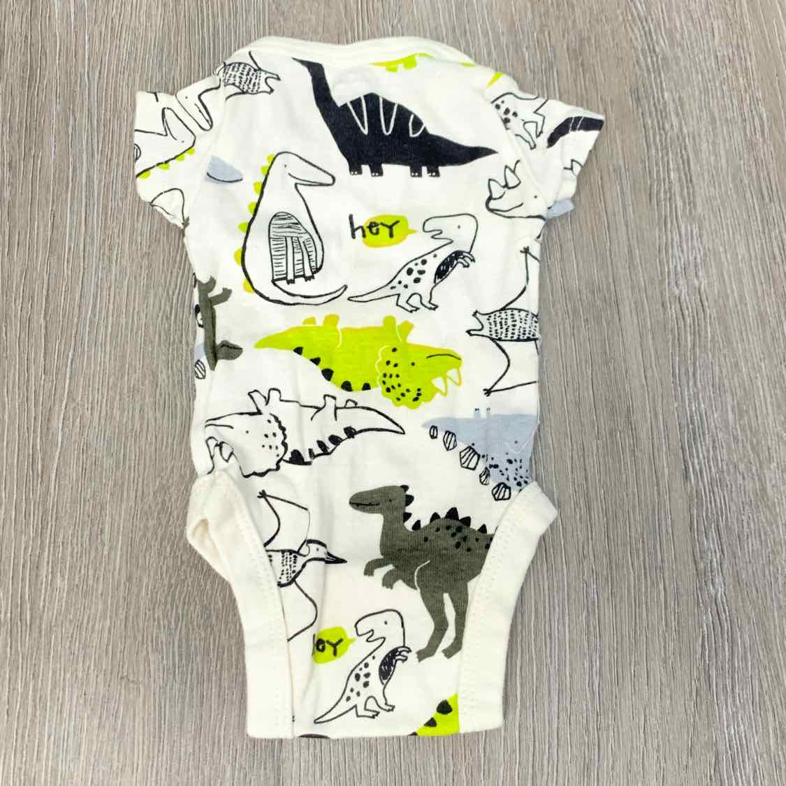Size Preemie Ivory Print Gerber Bodysuit - OodlesCB