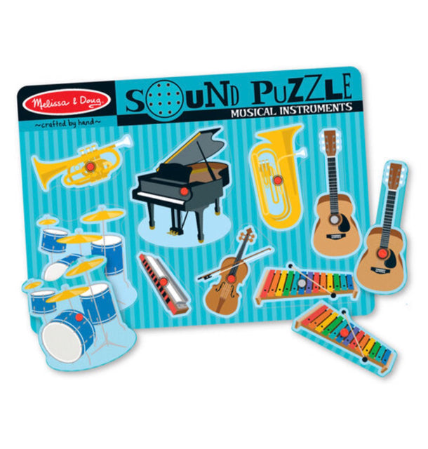 Melissa & Doug Musical Instruments Sound Puzzle