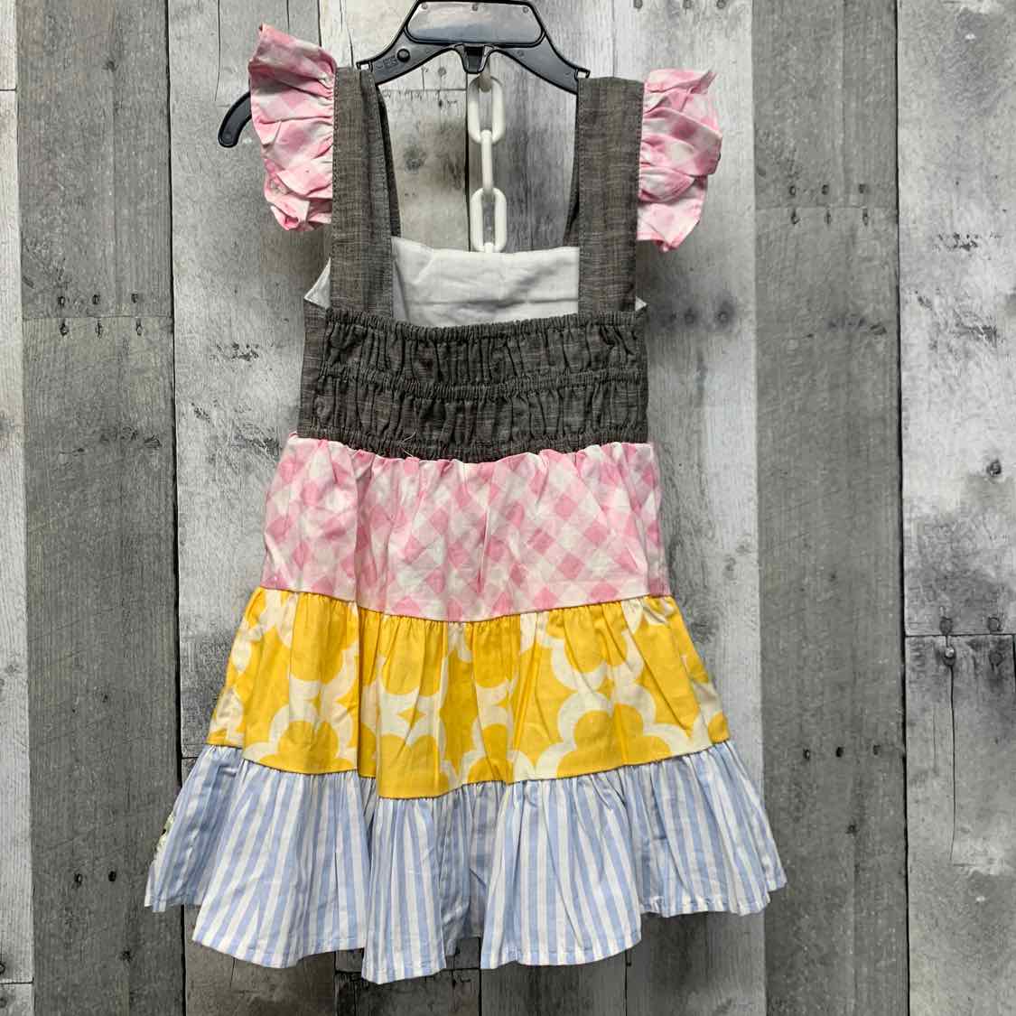 Size 2T Gray/Pink Name Brand Dress - OodlesCB