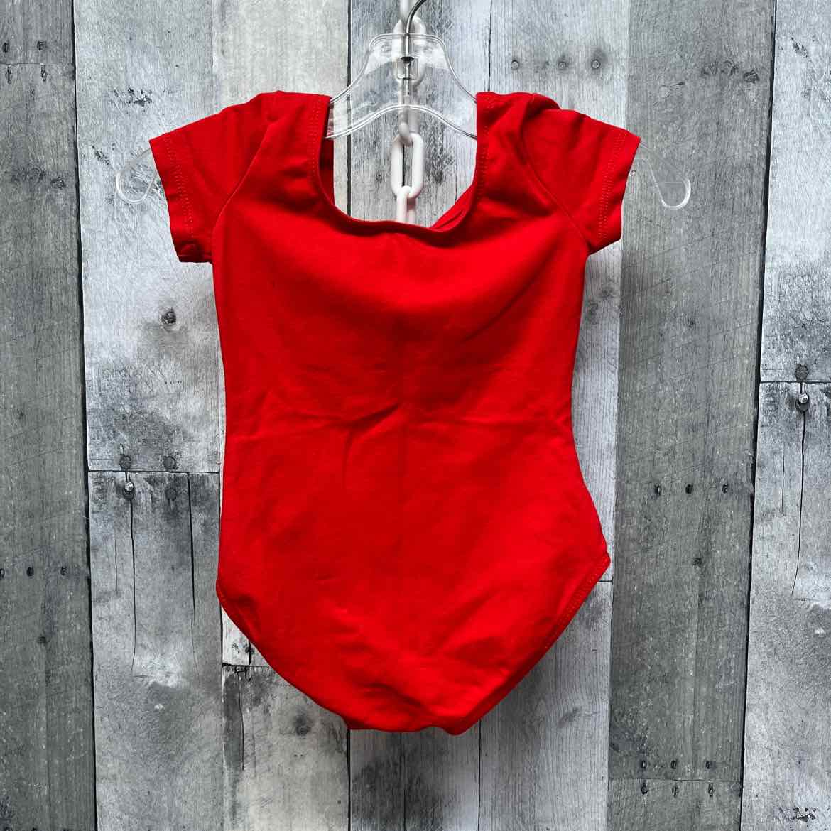Size Small Red Mid Brand Leotard