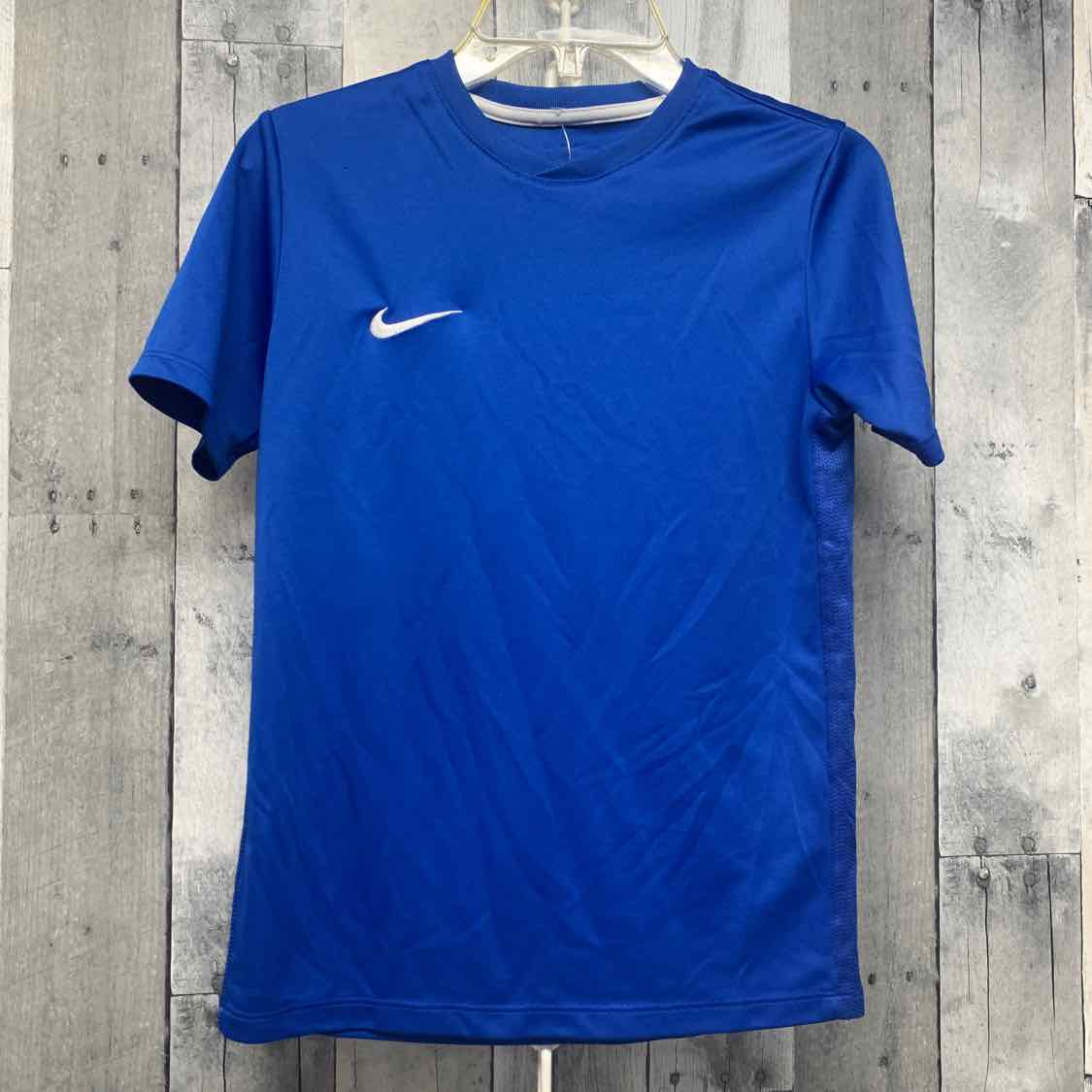 Size Medium Blue Sport Brand T Shirt - OodlesCB
