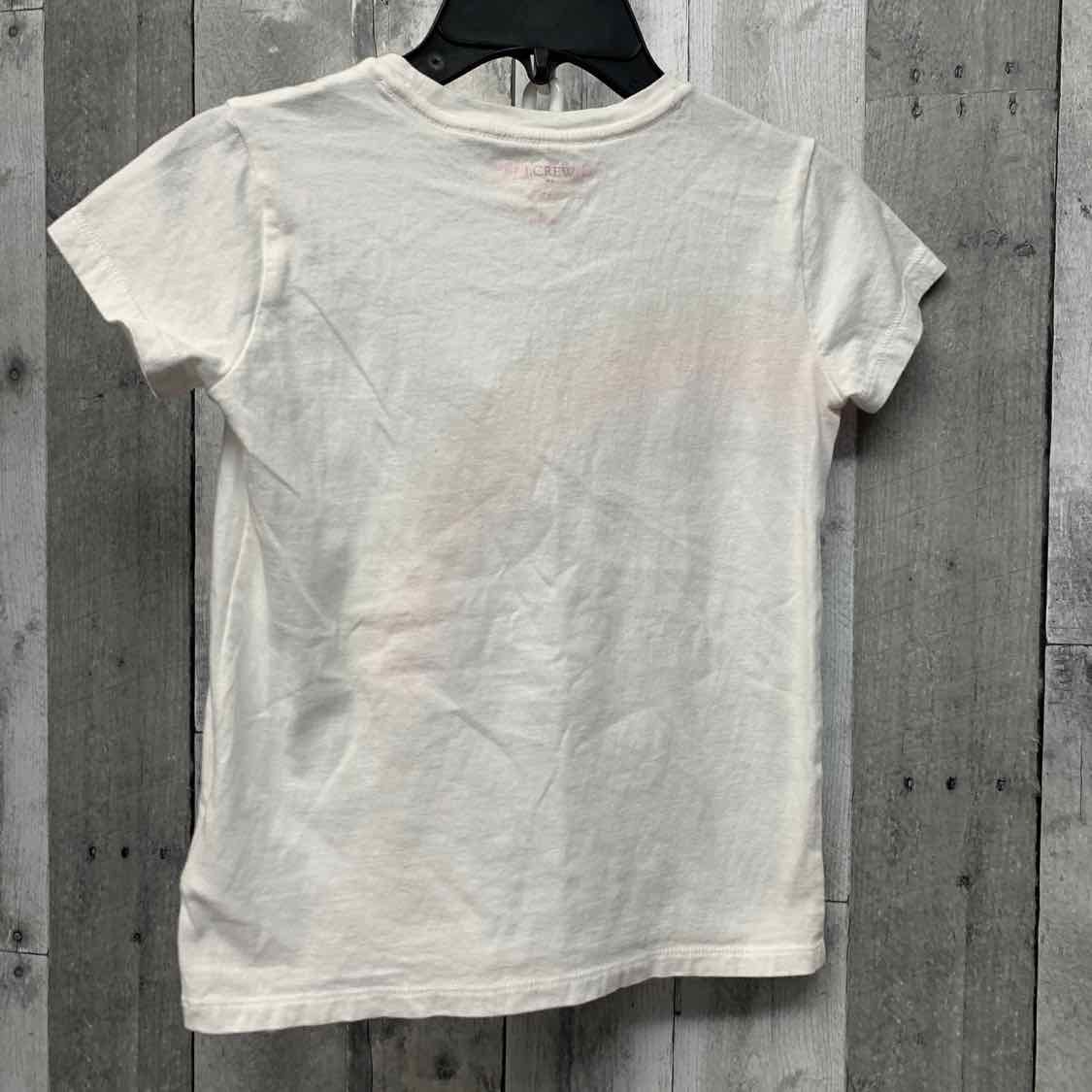 Size Small White Print Crew Cuts T Shirt