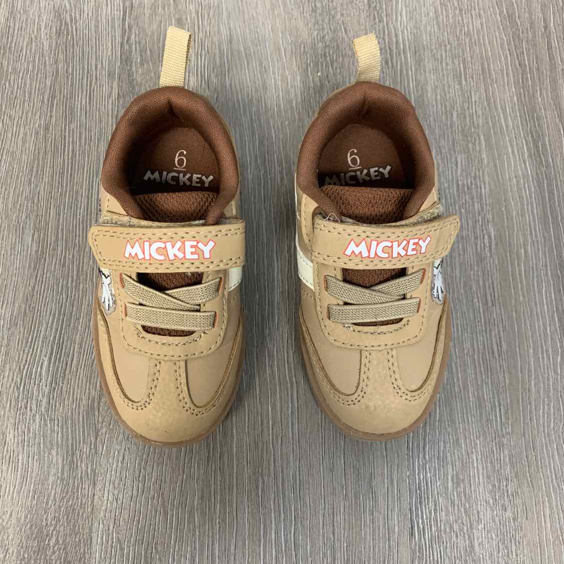 Size 6 Tan Disney Sneakers