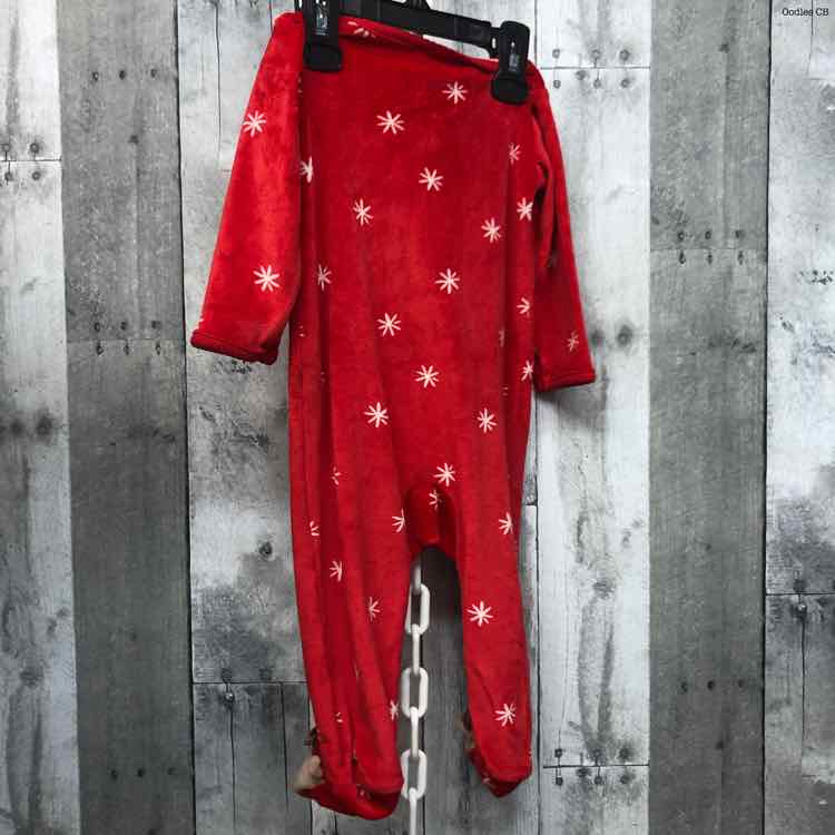 Size 9 Months Red Just One You Footy PJs