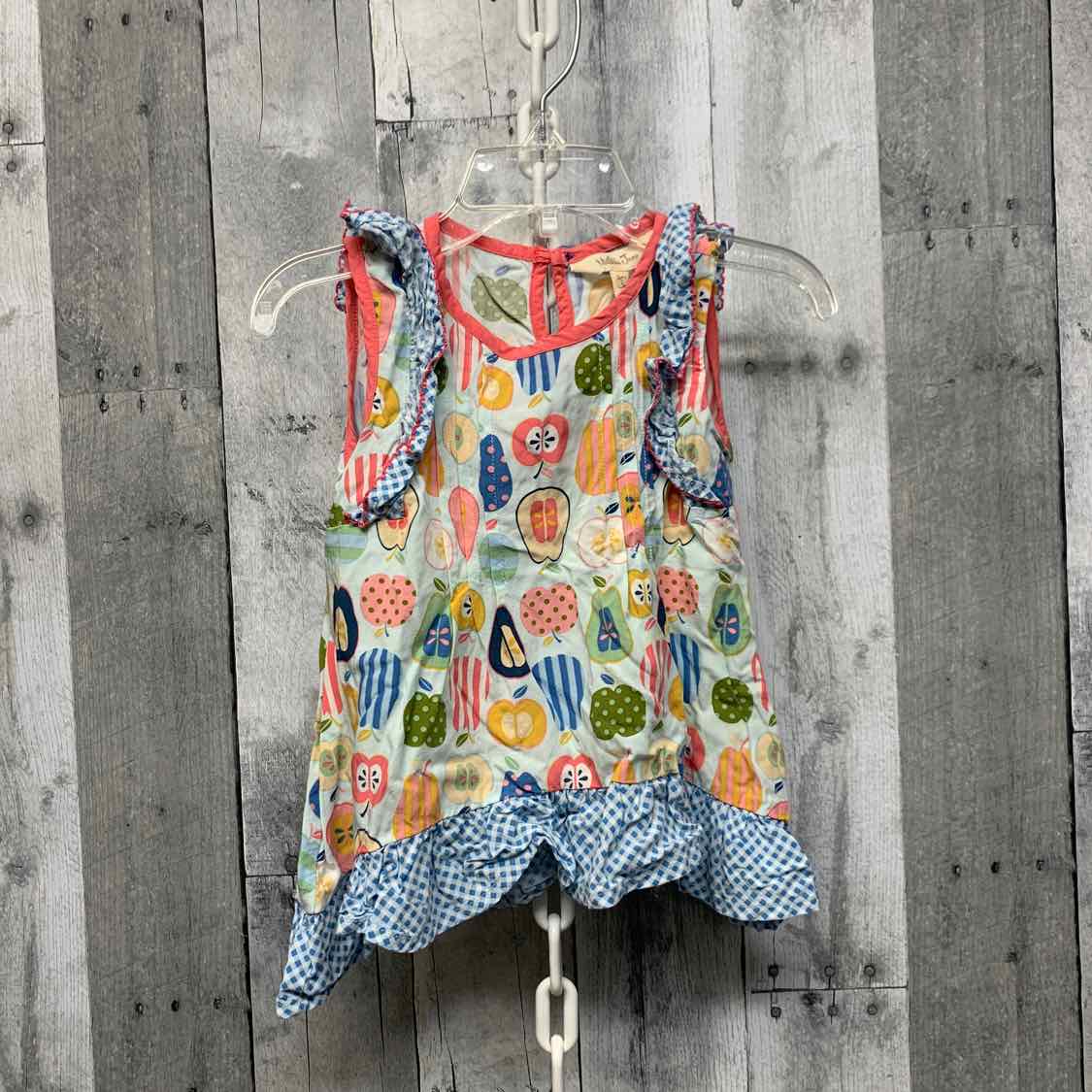 Size 2 Blue Print Matilda Jane Tank Top