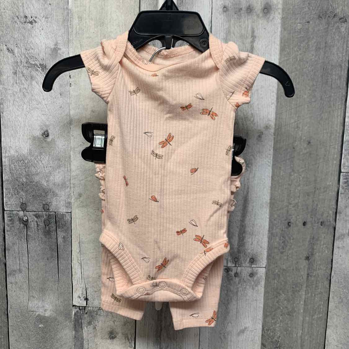 Size Newborn Pink/Red Just One You Shirt/Leggings