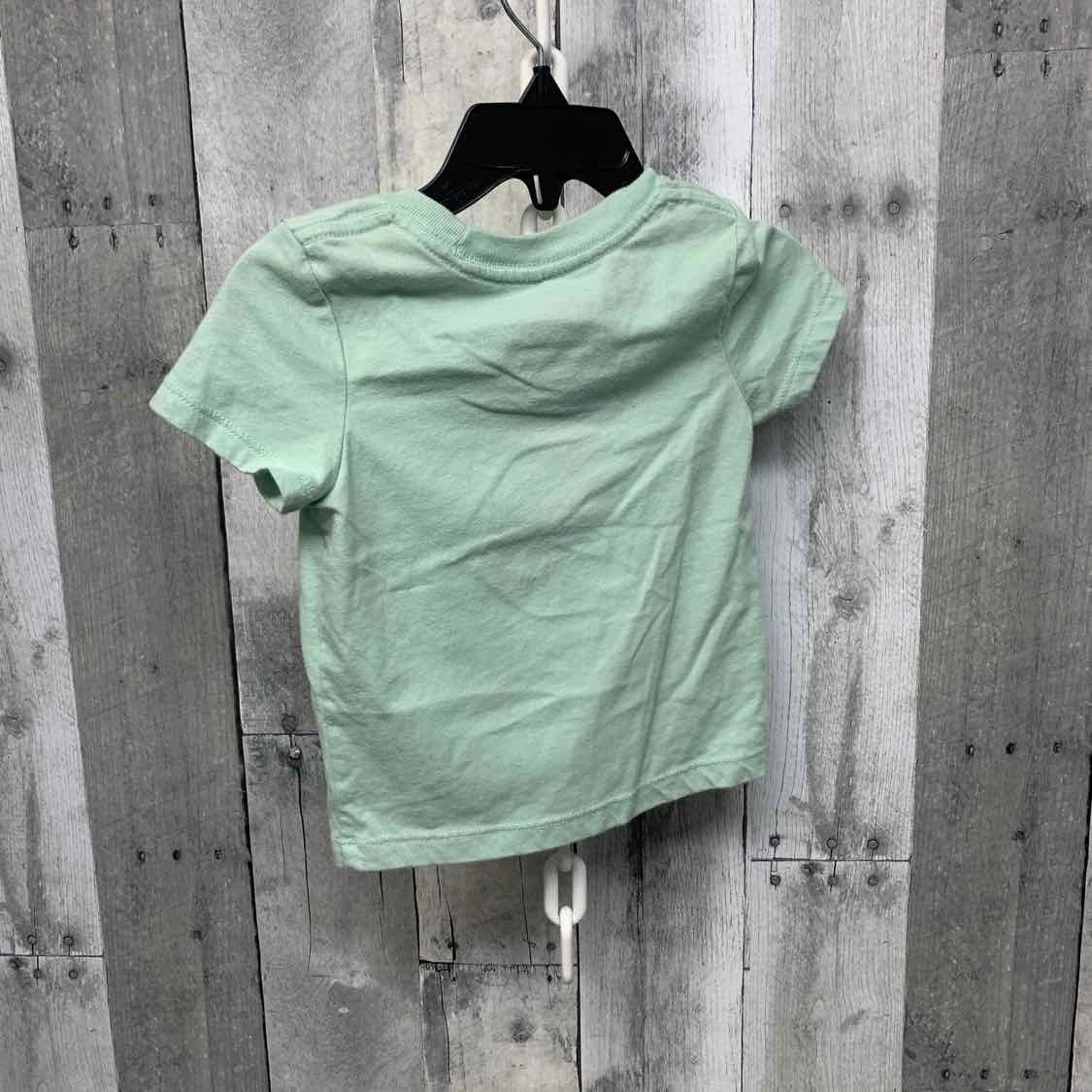 Size 12 Months Green/White Cat & Jack T Shirt