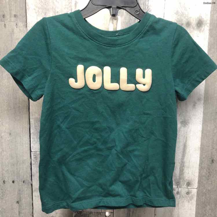 Size 2T Green Graphic Cat & Jack T Shirt