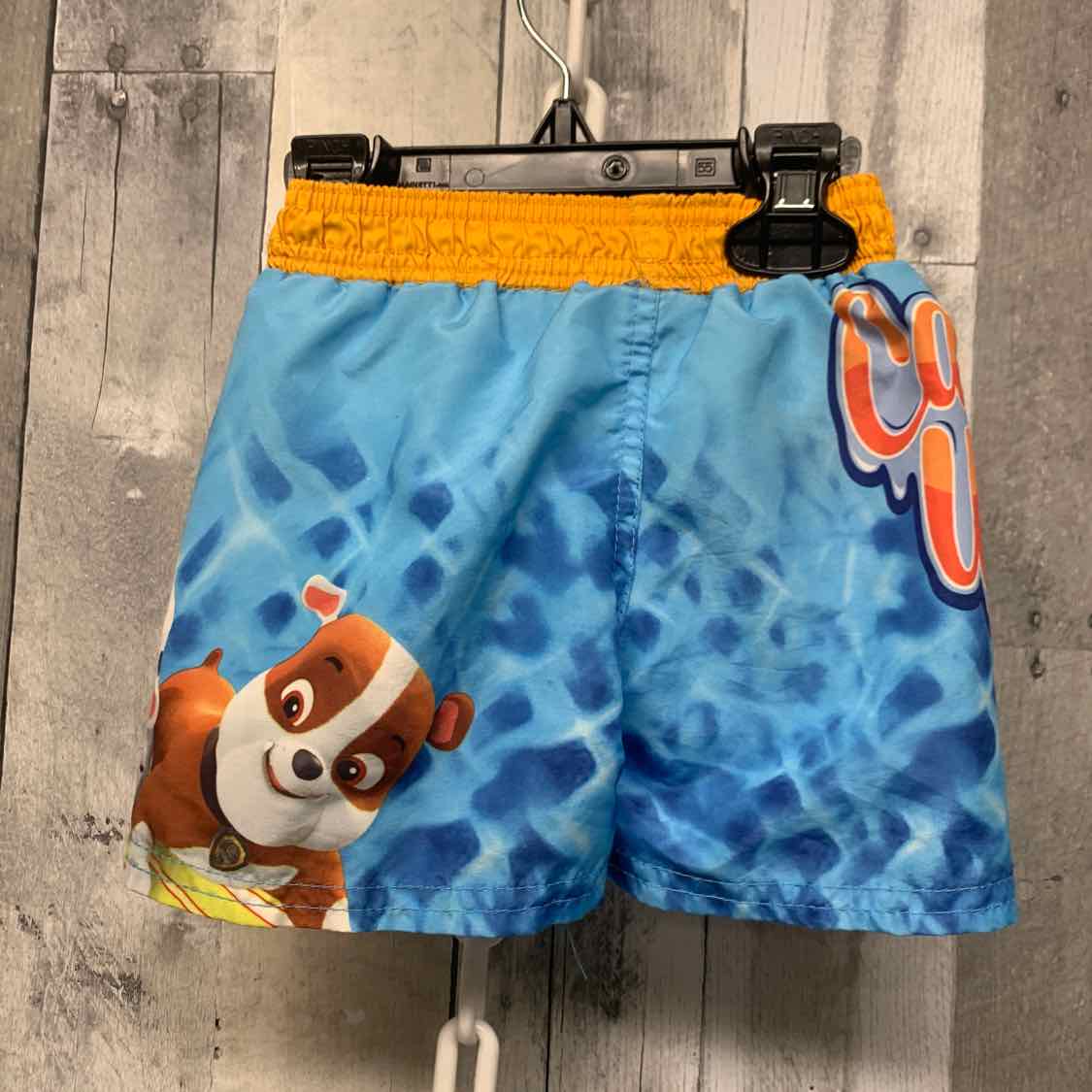 Size 12 Months Blue/Yellow Nickelodeon Swim Trunks