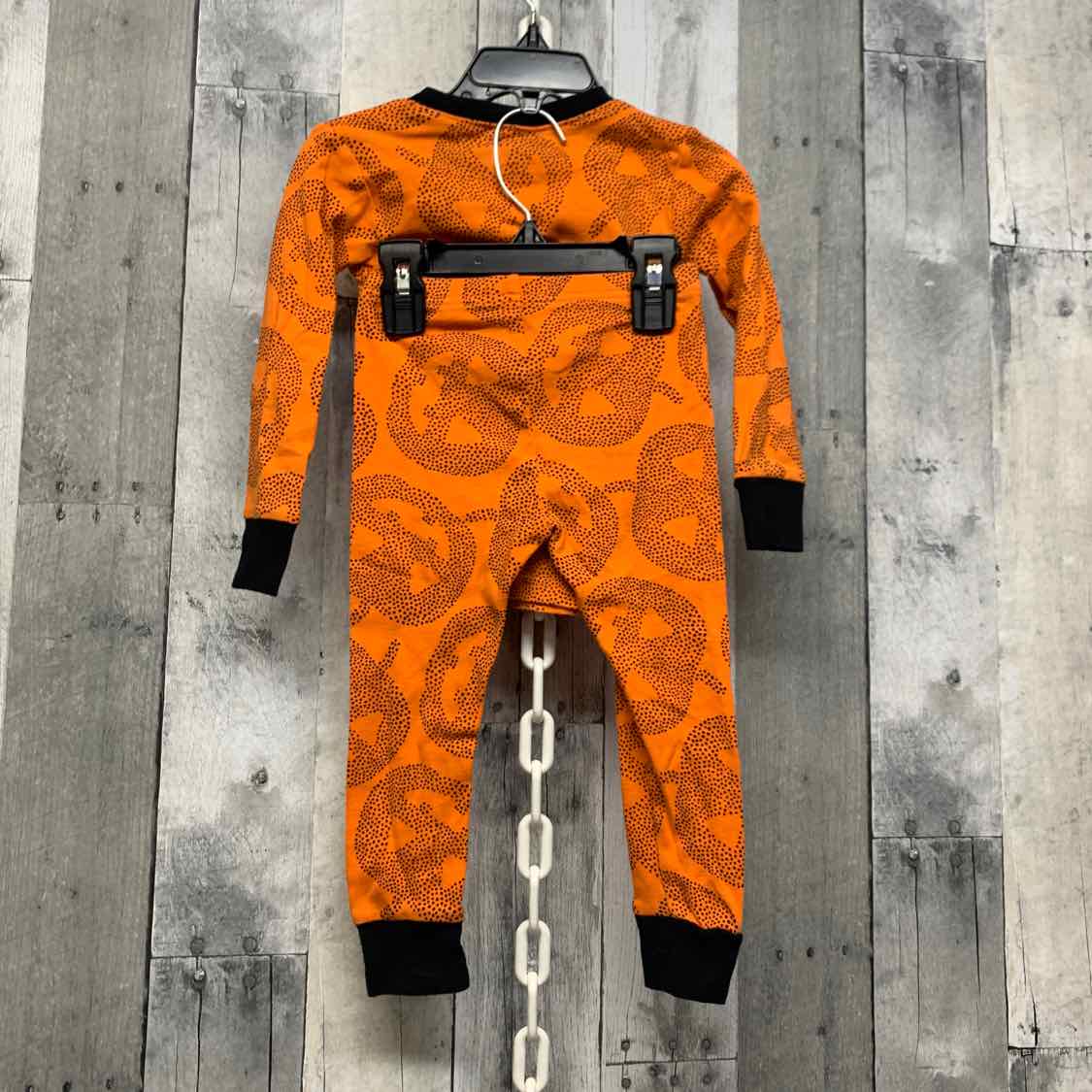 Size 2T Orange Carter's 2pc PJs