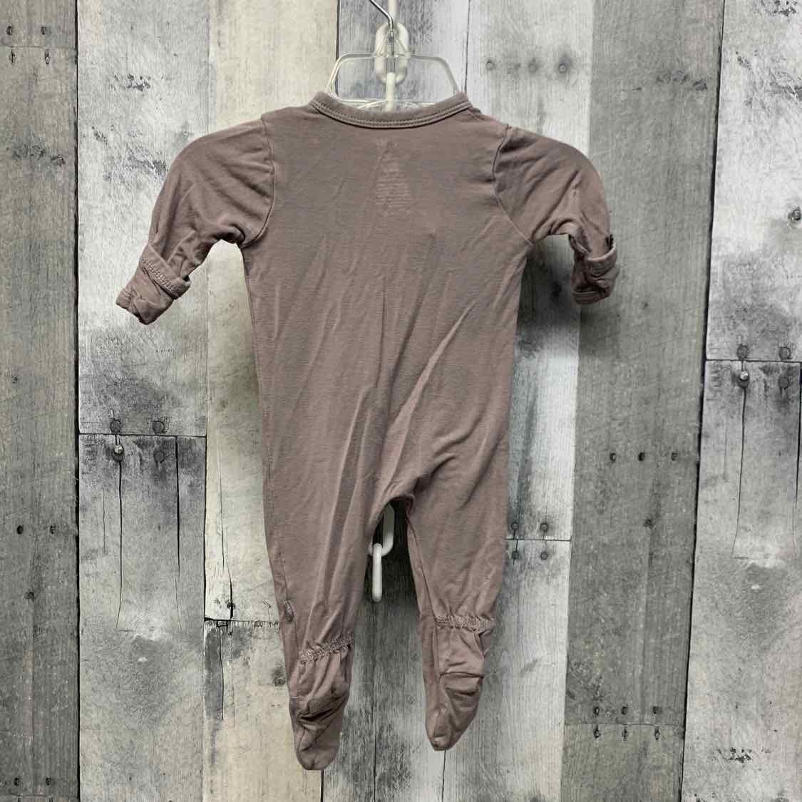 Size Newborn Gray Kyte Footy PJs - OodlesCB