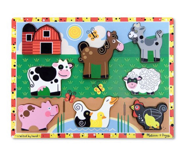 Melissa & Doug Farm Chunky Puzzle