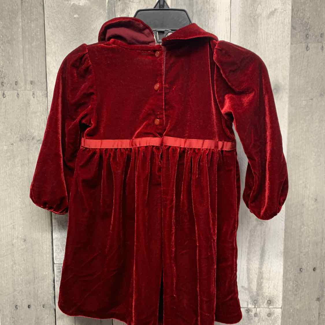 Size 18 Months Burgundy Ralph Lauren LS Dress