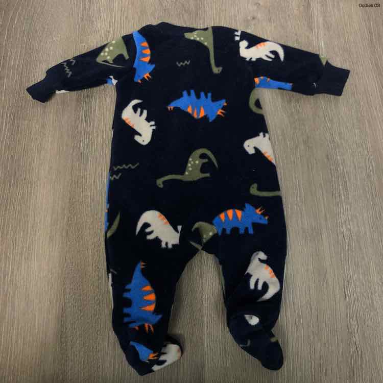 Size Preemie Blue Simple Joys Footy PJs