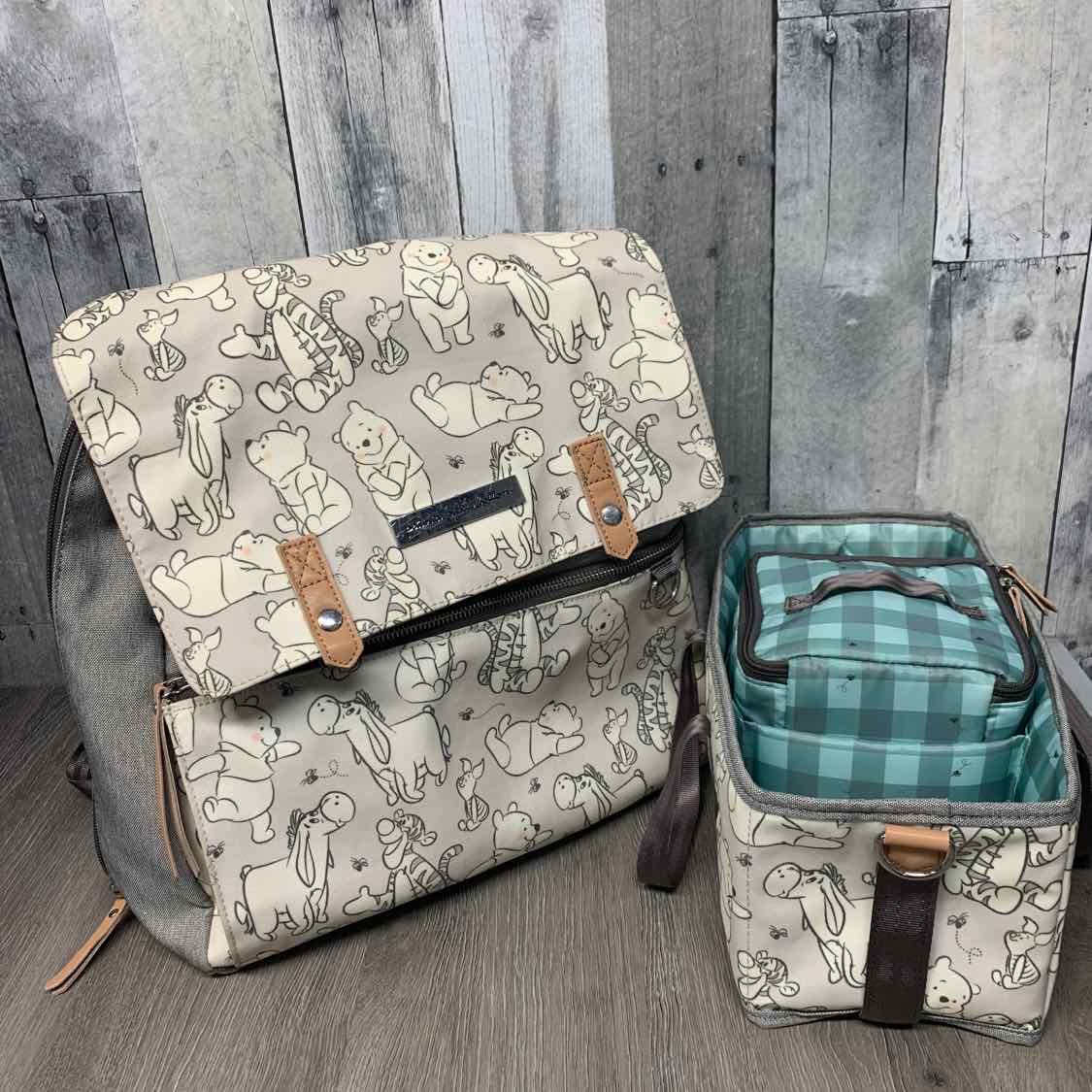 Petunia Pickle Gray Print Disney Diaper Bag