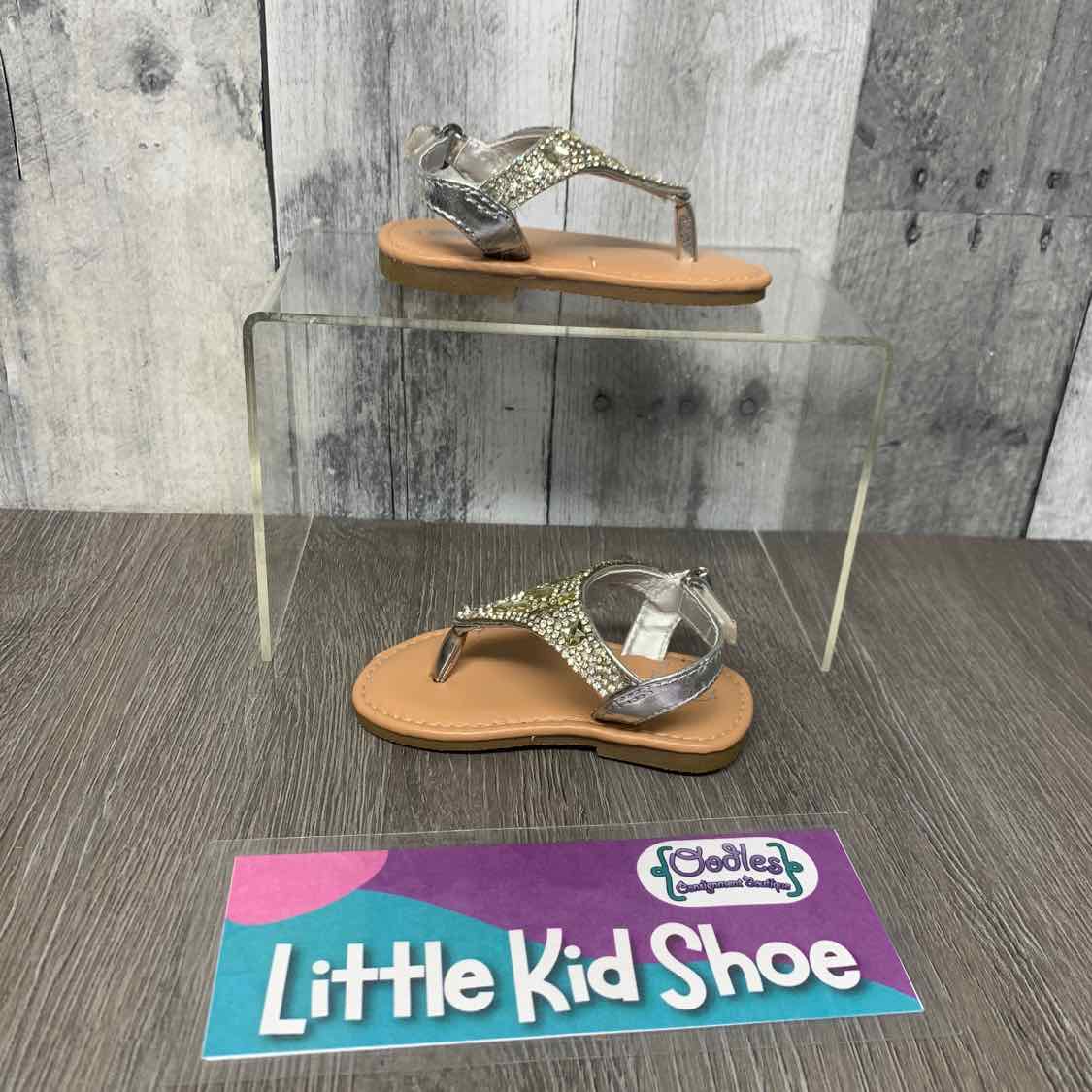 Size 3 Silver Rugged Bear Sandals