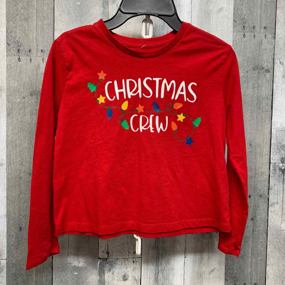 Size 7/8 Red Holiday Brands Long Sleeve Shirt