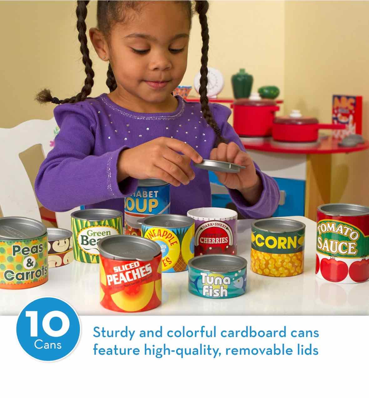 Melissa & Doug Grocery Cans
