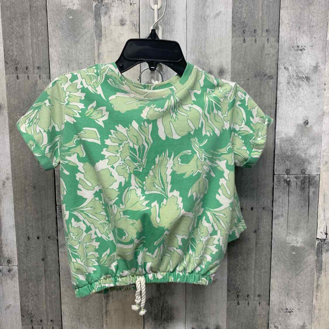 Size 8 Green Print Jessica Simpson Shirt/Shorts