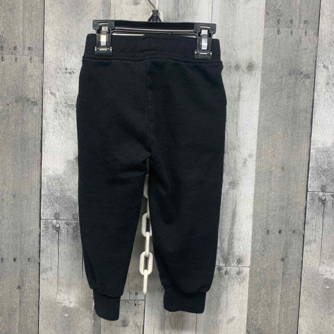 Size 2T Black/Gold Guess Athletic Pants