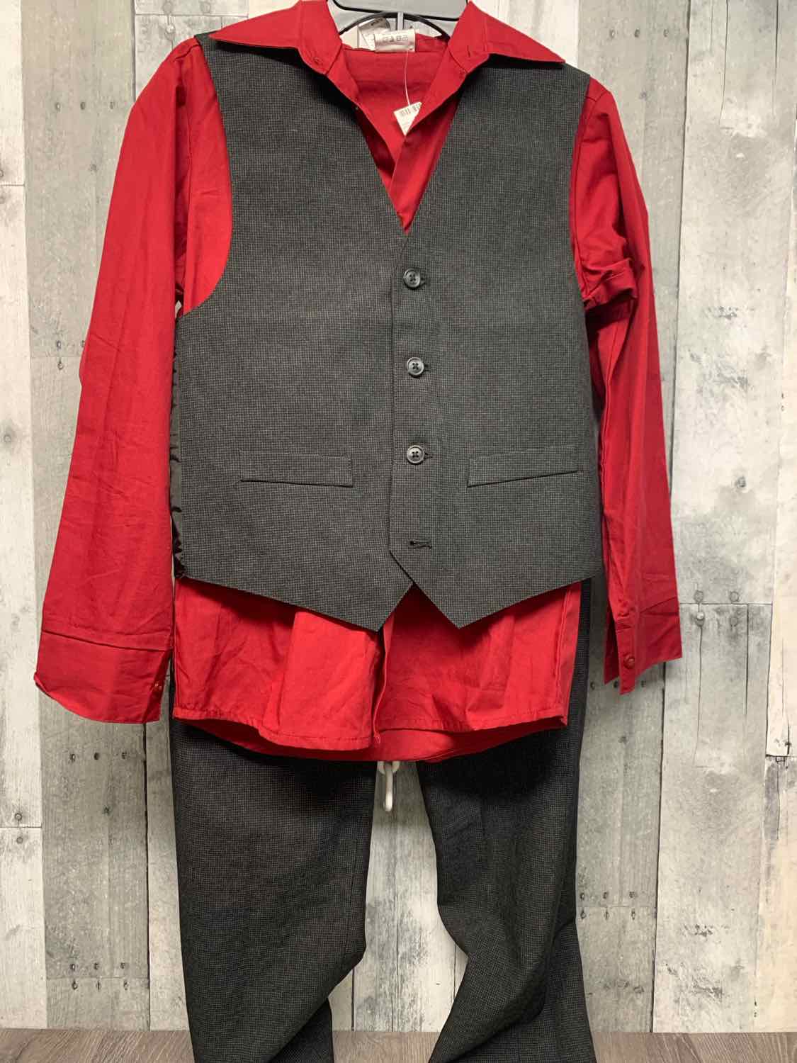 Size 10 Red/Gray VanHeusen 2pc+ Suit