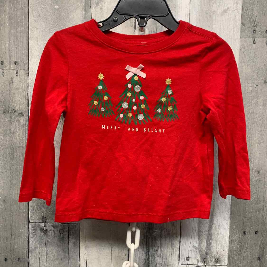 Size 18 Months Red/Green Holiday Brands Long Sleeve Shirt