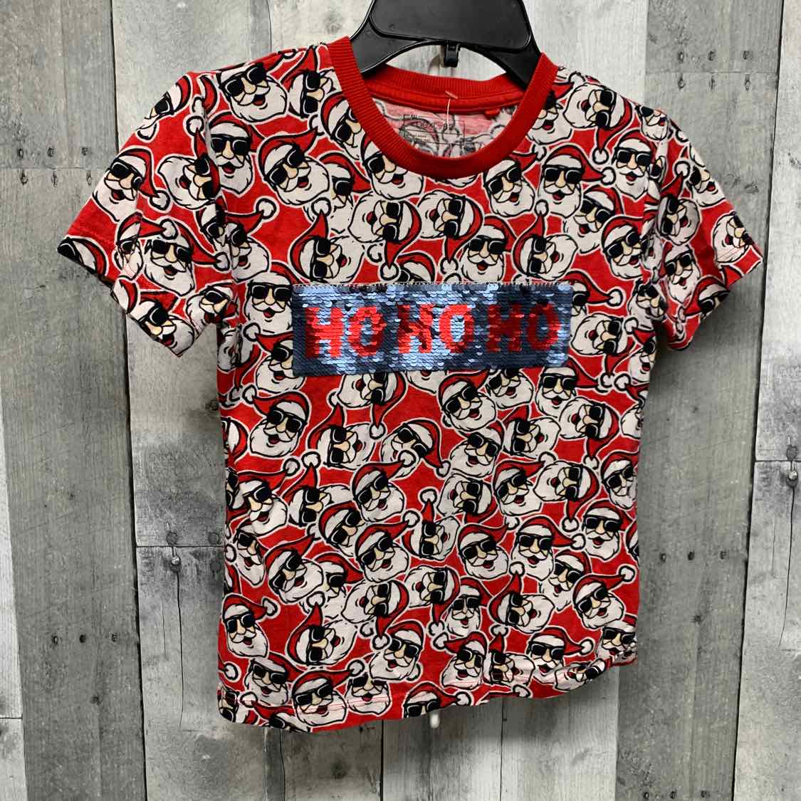Size 6 Red Print B Brand T Shirt