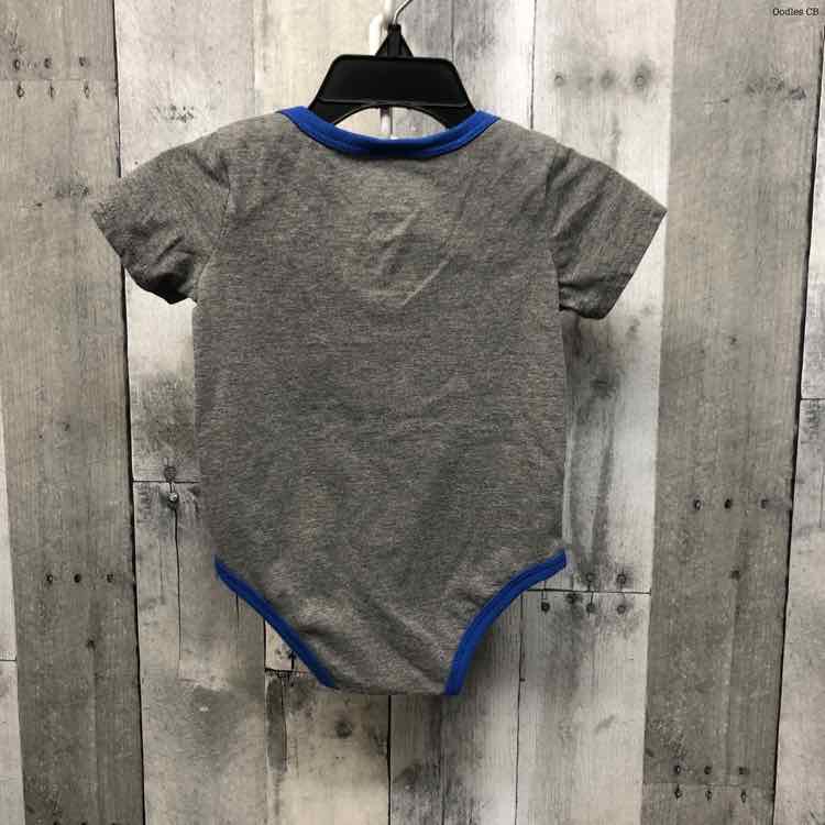 Size 9 Months Gray/Blue Sport Brand Bodysuit