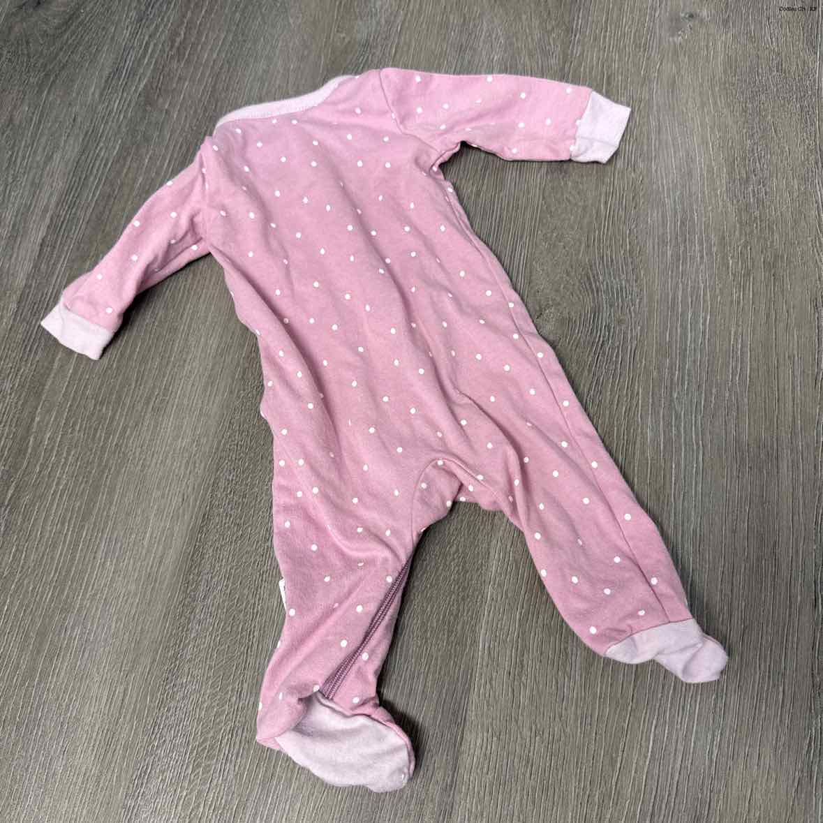 Size Preemie Purple Print Gerber Footy PJs