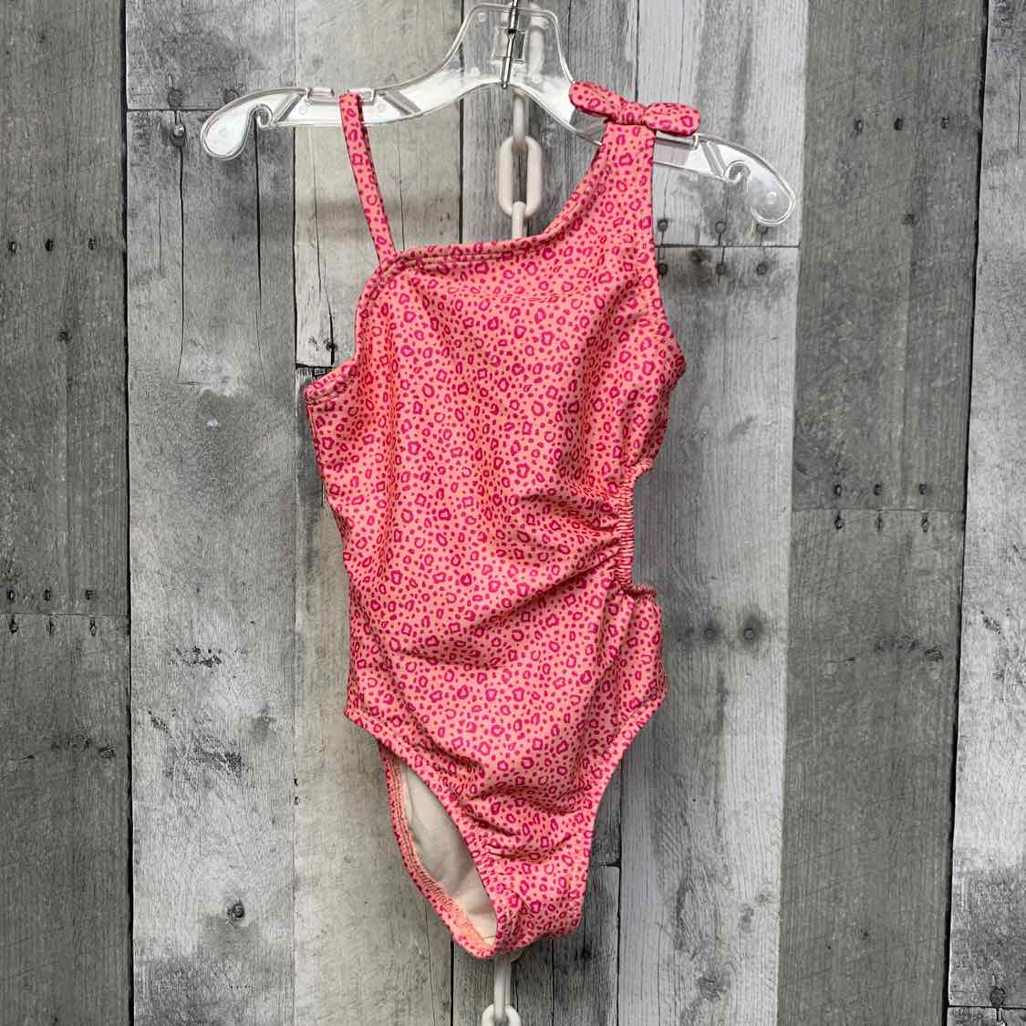 Size 2T Pink Print Cat & Jack Swim Suit - 1pc