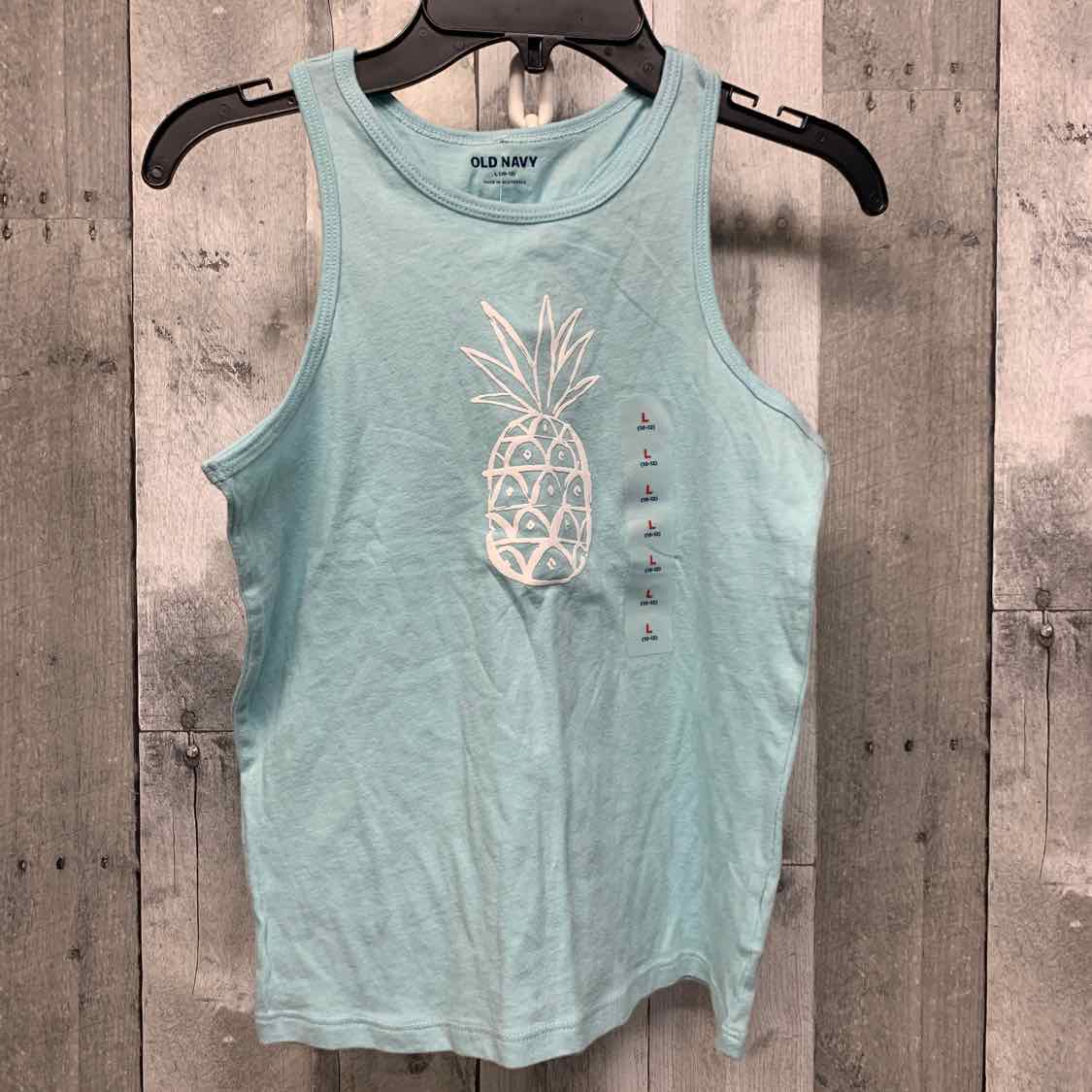Size 10/12 Blue Graphic Old Navy Tank Top - OodlesCB