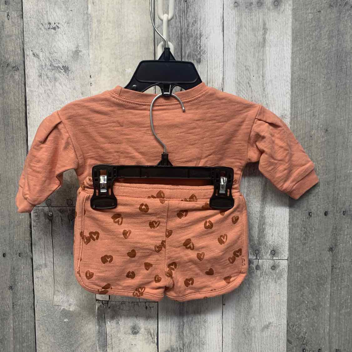 Size Newborn Pink Print Just One You Shirt/Shorts