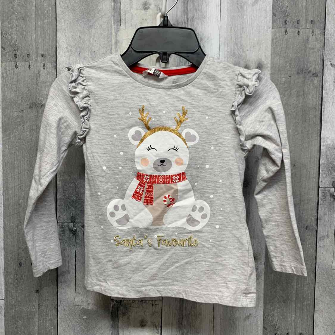 Size 4/5 Gray Graphic B Brand Long Sleeve Shirt