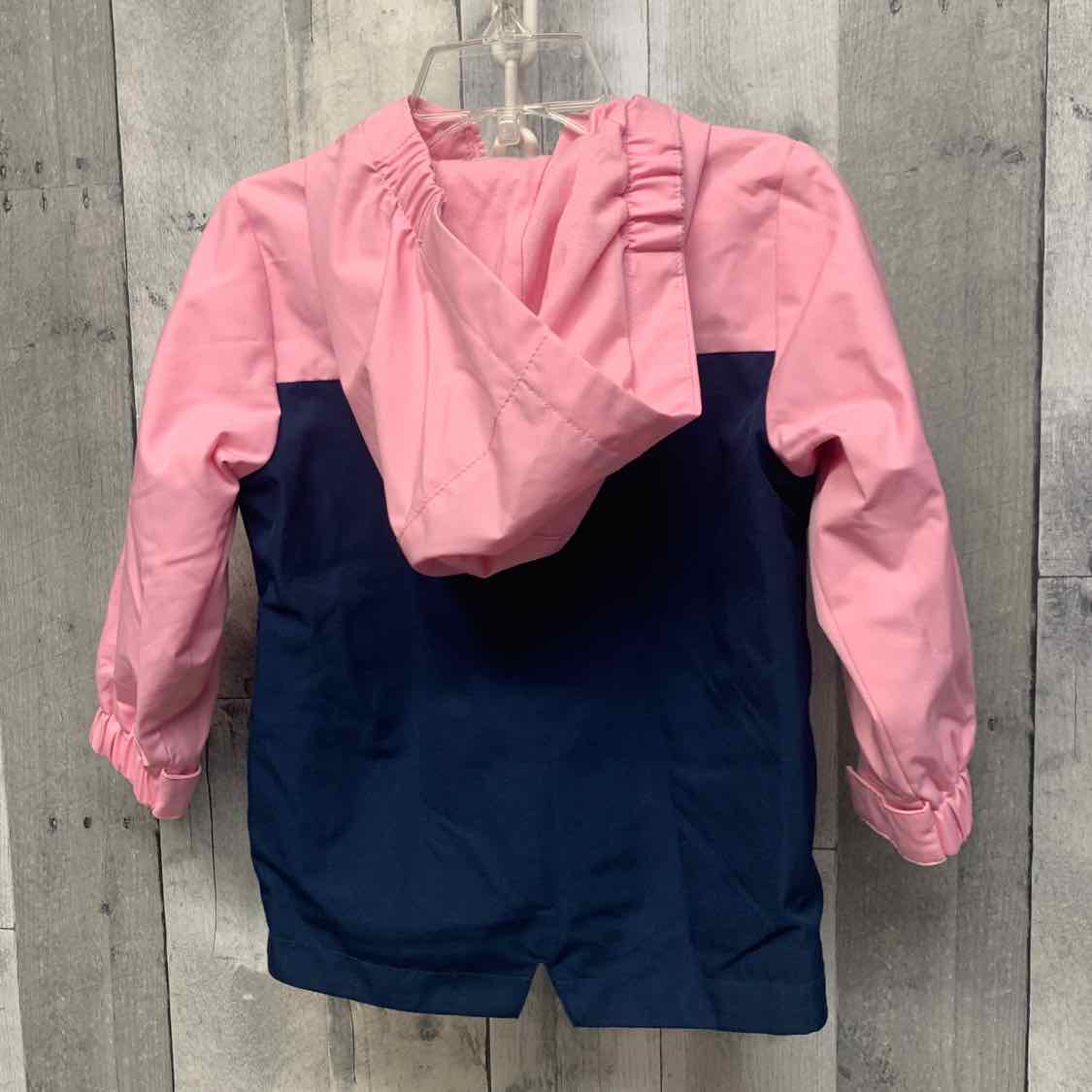 Size 2T Pink/Navy Swiss Tech Light Jacket