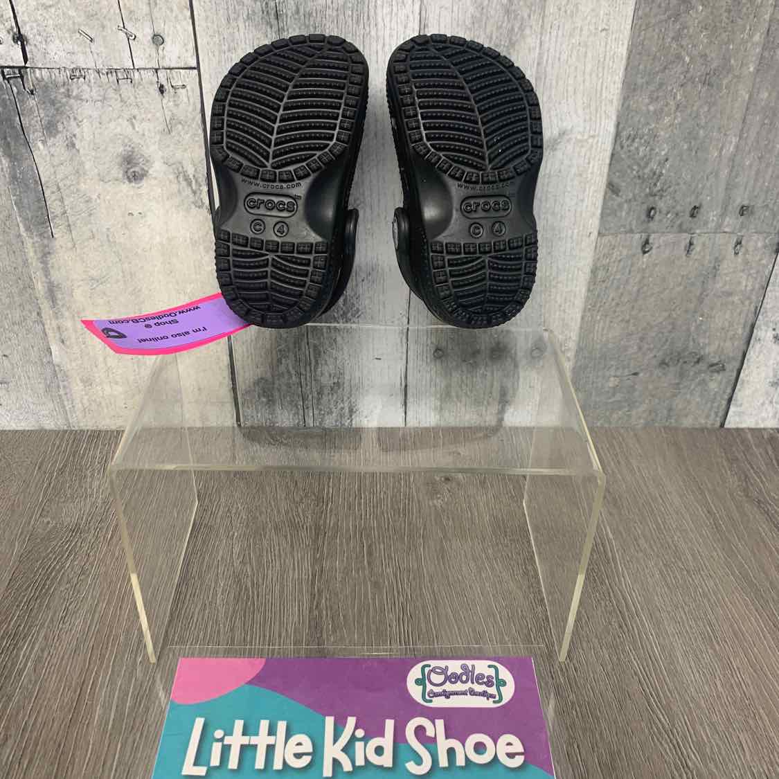 Size 4 Black Crocs Water Shoes