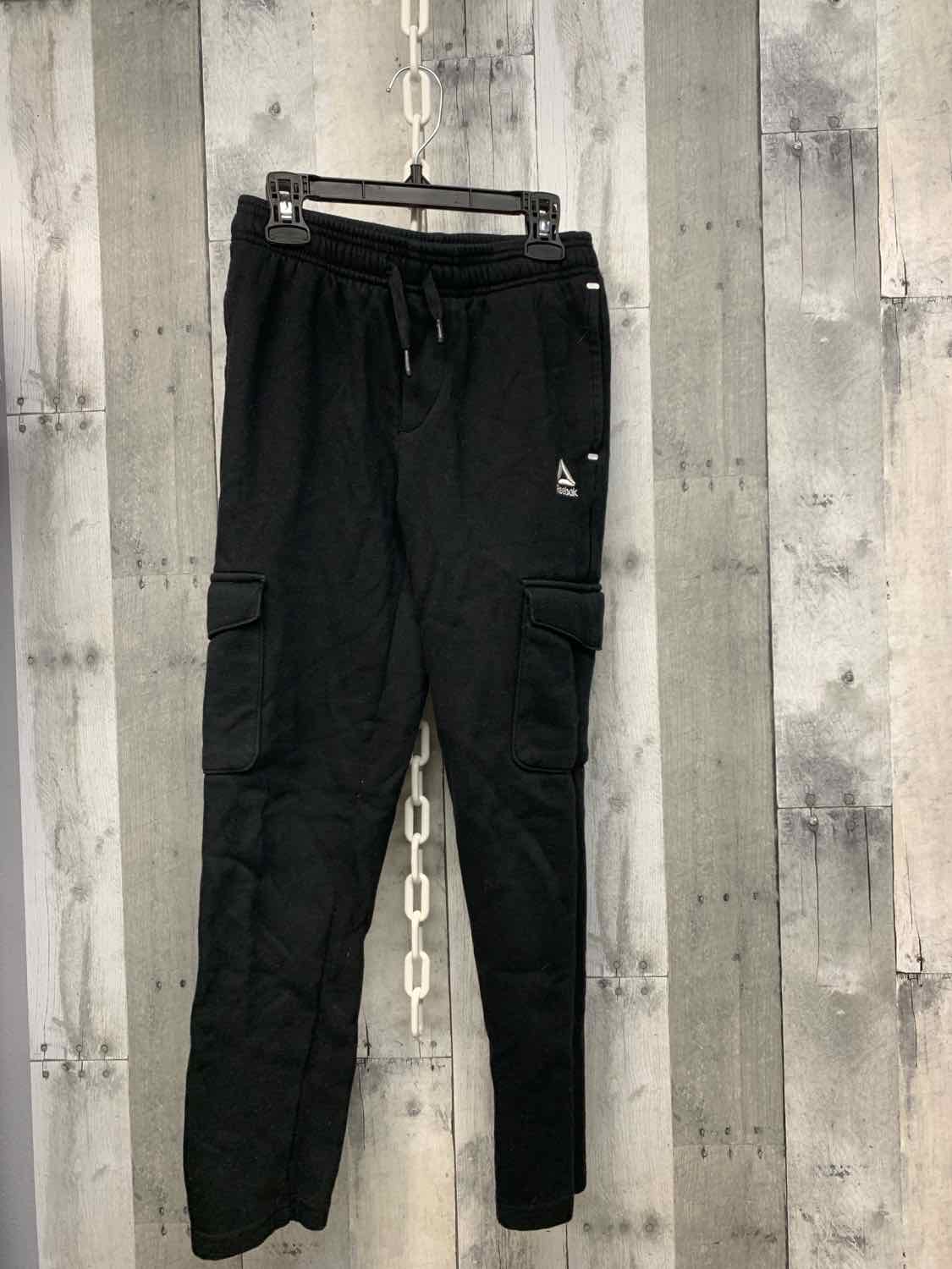 Size 10/12 Black/White Reebok Athletic Pants