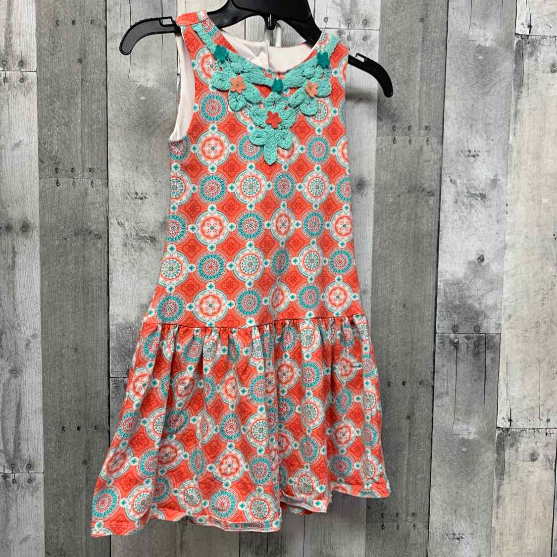 Size 6 Pink/Teal B Brand Dress